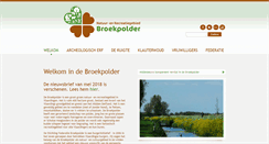 Desktop Screenshot of federatiebroekpolder.nl