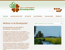Tablet Screenshot of federatiebroekpolder.nl